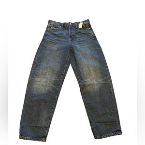 NWT Banana Republic Ultra High Rise Barrel Leg Jeans Women Size 28